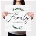 Picture of Family Where Life Begins I _GroupedProduct_Square_Canvas_