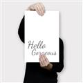 Picture of Hello Gorgeous _GroupedProduct_Rectangle_Portrait_Canvas_