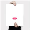 Picture of Red Lip _GroupedProduct_Rectangle_Portrait_Canvas_