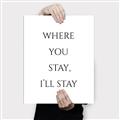 Picture of Where You Stay - I'll Stay II  _GroupedProduct_Rectangle_Portrait_Canvas_