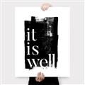 Picture of It is Well black background _GroupedProduct_Rectangle_Portrait_Canvas_