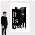 Picture of It is Well black background _GroupedProduct_Rectangle_Portrait_Canvas_