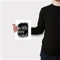 Picture of With My Soul black background _GroupedProduct_Rectangle_Portrait_Canvas_