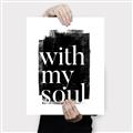 Picture of With My Soul black background _GroupedProduct_Rectangle_Portrait_Canvas_