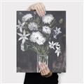 Picture of White Flower Medley _GroupedProduct_Rectangle_Portrait_Canvas_