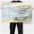 Picture of Stoney Beaches _GroupedProduct_Rectangle_Landscape_Canvas_