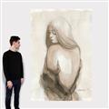 Picture of Pencil Sketch II _GroupedProduct_Rectangle_Portrait_Canvas_