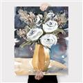 Picture of White Flower In Vase I _GroupedProduct_Rectangle_Portrait_Canvas_