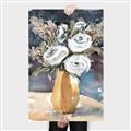 Picture of White Flower In Vase I _GroupedProduct_Rectangle_Portrait_Canvas_