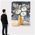 Picture of White Flower In Vase I _GroupedProduct_Rectangle_Portrait_Canvas_