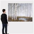 Picture of Foggy Trees _GroupedProduct_Rectangle_Landscape_Canvas_
