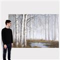 Picture of Foggy Trees _GroupedProduct_Rectangle_Landscape_Canvas_