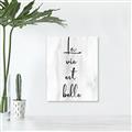 Picture of La Vie Est Belle _GroupedProduct_Rectangle_Portrait_Canvas_