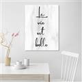 Picture of La Vie Est Belle _GroupedProduct_Rectangle_Portrait_Canvas_