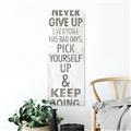 Picture of Never Give Up I _GroupedProduct_Panel_Portrait_Canvas_
