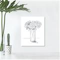 Picture of Drawing Flower VI _GroupedProduct_Rectangle_Portrait_Canvas_