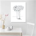Picture of Drawing Flower VI _GroupedProduct_Rectangle_Portrait_Canvas_