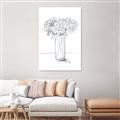 Picture of Drawing Flower VI _GroupedProduct_Rectangle_Portrait_Canvas_