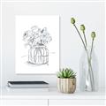 Picture of Drawing Flower V _GroupedProduct_Rectangle_Portrait_Canvas_