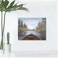 Picture of Lake Boat I  _GroupedProduct_Rectangle_Landscape_Canvas_