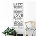 Picture of Life Is Too Short I _GroupedProduct_Panel_Portrait_Canvas_