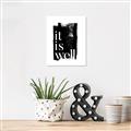 Picture of It is Well black background _GroupedProduct_Rectangle_Portrait_Canvas_