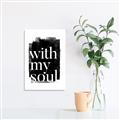 Picture of With My Soul black background _GroupedProduct_Rectangle_Portrait_Canvas_