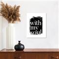 Picture of With My Soul black background _GroupedProduct_Rectangle_Portrait_Canvas_