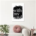 Picture of With My Soul black background _GroupedProduct_Rectangle_Portrait_Canvas_
