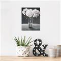 Picture of White Hydrangea jar _GroupedProduct_Rectangle_Portrait_Canvas_