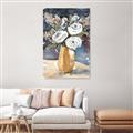 Picture of White Flower In Vase I _GroupedProduct_Rectangle_Portrait_Canvas_