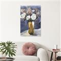 Picture of White Flower In Vase II _GroupedProduct_Rectangle_Portrait_Canvas_