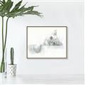 Picture of Cute cat _GroupedProduct_Rectangle_Landscape_Canvas_Framed_