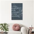 Picture of Il Est Temps De Vivre La Vie IV _GroupedProduct_Rectangle_Portrait_Canvas_Framed_