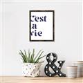 Picture of Cest La Vie II _GroupedProduct_Rectangle_Portrait_Canvas_Framed_