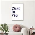 Picture of Cest La Vie II _GroupedProduct_Rectangle_Portrait_Canvas_Framed_