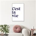 Picture of Cest La Vie II _GroupedProduct_Rectangle_Portrait_Canvas_Framed_