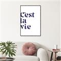 Picture of Cest La Vie II _GroupedProduct_Rectangle_Portrait_Canvas_Framed_