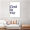 Picture of Cest La Vie II _GroupedProduct_Rectangle_Portrait_Canvas_Framed_