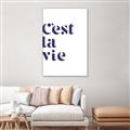 Picture of Cest La Vie II _GroupedProduct_Rectangle_Portrait_Canvas_Framed_