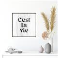 Picture of Cest La Vie III _GroupedProduct_Square_Canvas_Framed_