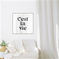 Picture of Cest La Vie III _GroupedProduct_Square_Canvas_Framed_