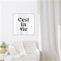 Picture of Cest La Vie III _GroupedProduct_Square_Canvas_Framed_