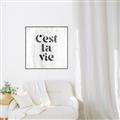 Picture of Cest La Vie III _GroupedProduct_Square_Canvas_Framed_