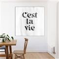 Picture of Cest La Vie III _GroupedProduct_Square_Canvas_Framed_
