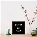 Picture of Cest La Vie IV _GroupedProduct_Square_Canvas_Framed_