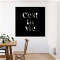 Picture of Cest La Vie IV _GroupedProduct_Square_Canvas_Framed_