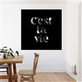 Picture of Cest La Vie IV _GroupedProduct_Square_Canvas_Framed_