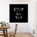 Picture of Cest La Vie IV _GroupedProduct_Square_Canvas_Framed_