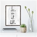 Picture of La Vie Est Belle _GroupedProduct_Rectangle_Portrait_Canvas_Framed_